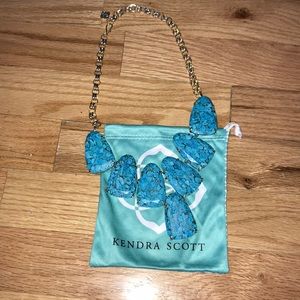 Kendra Scott Bronze Veined Turquoise Harlow